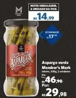 Sam's Club Aspargo verde Member's Mark oferta