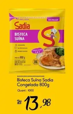 Giassi Supermercados Bisteca Suína Sadia Congelada oferta