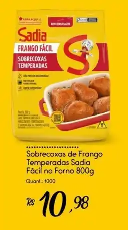 Giassi Supermercados Sobrecoxas de Frango Temperadas Sadia Fácil no Forno oferta