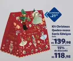 Sam's Club Kit Christmas Quebra-nozes Santa Edwiges oferta