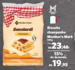 Sam's Club Biscoito champanhe Member's Mark oferta