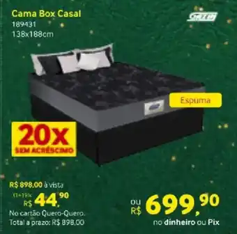 Cama Box Casal