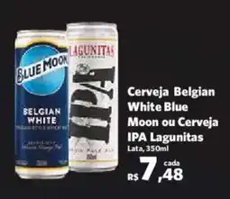 Sam's Club Cerveja Belgian White Blue Moon ou Cerveja IPA Lagunitas oferta