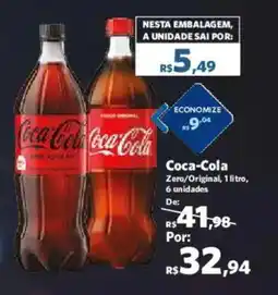 Sam's Club Coca-Cola Zero/Original, oferta