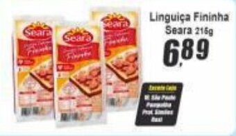 Panelão Linguica fininha Seara 215g oferta