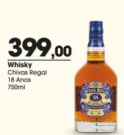 Comercial Zaffari Whisky Chivas Regal 18 Anos oferta