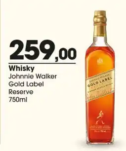 Comercial Zaffari Whisky Johnnie Walker Gold Label Reserve oferta