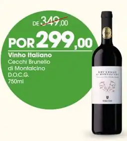 Comercial Zaffari Vinho Italiano Cecchi Brunello di Montalcino D.O.C.G. oferta