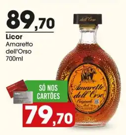 Comercial Zaffari Licor Amaretto dell'Orso oferta