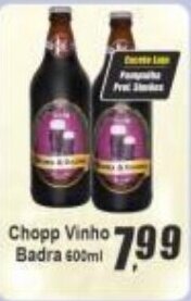 Chopp Vinho Badra 600ml