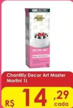 Supermercados Mateus Chantilly Decor Art Master Martini oferta