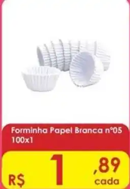 Supermercados Mateus Forminha Papel Branca n°05 oferta