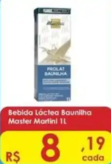 Supermercados Mateus Bebida Láctea Baunilha Master Martini oferta