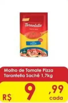 Supermercados Mateus Molho de Tomate Pizza Tarantella Sachê oferta