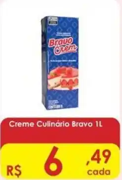 Supermercados Mateus Creme Culinário Bravo oferta
