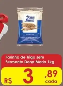 Supermercados Mateus Farinha de Trigo sem Fermento Dona Maria oferta