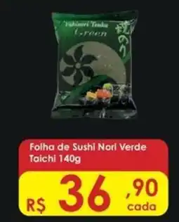 Supermercados Mateus Folha de Sushi Nori Verde Taichi oferta