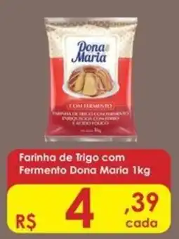 Supermercados Mateus Farinha de Trigo com Fermento Dona Maria oferta