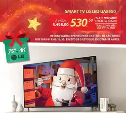 Lojas Cem Smart tv lg led ua8550 oferta