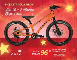 Lojas Cem Bicicleta colli airon oferta