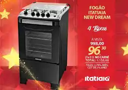 Lojas Cem Fogão itatiaia new dream oferta