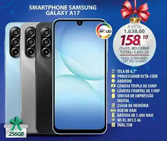 Lojas Cem Smartphone samsung galaxy a17 oferta
