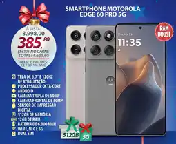 Lojas Cem Smartphone motorola edge 60 pro 5g oferta