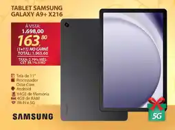 Lojas Cem Tablet samsung galaxy a9+ x216 oferta
