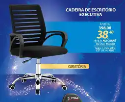 Lojas Cem Cadeira de escritório executiva oferta