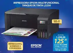 Lojas Cem Impressora epson multifuncional tanque de tinta l3250 oferta