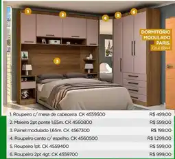 Lojas Koerich Painel modulado 1,65m. CK 4567300 oferta