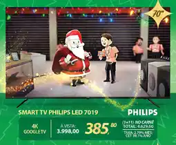 Lojas Cem Smart tv philips led 7019 oferta