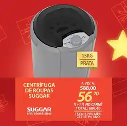 Lojas Cem Centrifuga de roupas suggar oferta