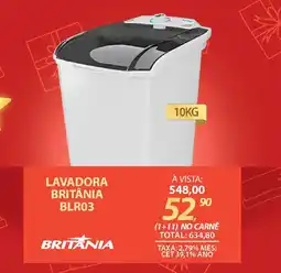 Lojas Cem Lavadora britânia blr03 oferta