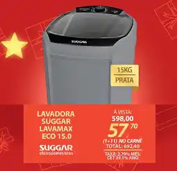 Lojas Cem Lavadora suggar lavamax eco 15.0 oferta