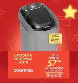 Lojas Cem Lavadora colormaq lcs10 oferta