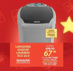 Lojas Cem Lavadora suggar lavamax eco 20.0 oferta