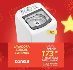 Lojas Cem Lavadora consul cwb09bb oferta