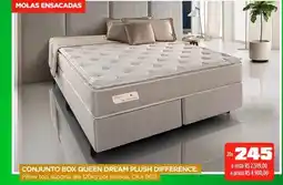 Lojas Koerich Conjunto box queen dream plush difference. oferta
