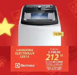 Lojas Cem Lavadora electrolux lee15 oferta