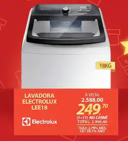 Lojas Cem Lavadora electrolux lee18 oferta