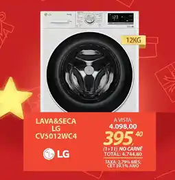 Lojas Cem Lava&seca lg cv5012wc4 oferta