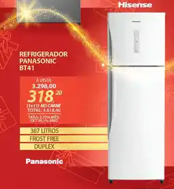 Lojas Cem Refrigerador panasonic bt41 oferta