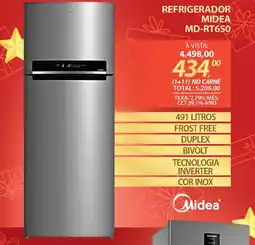Lojas Cem Refrigerador midea MD-RT650 oferta