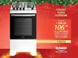Lojas Cem Fogão dako supreme oferta