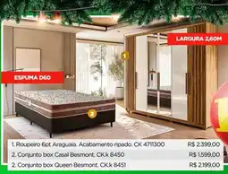 Lojas Koerich Conjunto box Queen Besmont. CK.k 8451 oferta