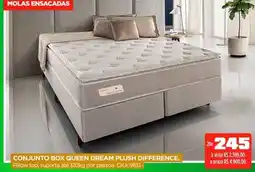 Lojas Koerich Conjunto box queen dream plush difference. oferta