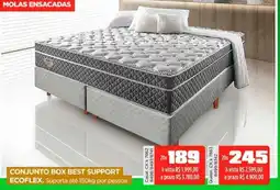Lojas Koerich Conjunto box best support ecoflex. oferta