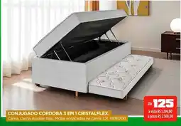 Lojas Koerich Conjugado cordoba 3 em 1 cristalflex. oferta