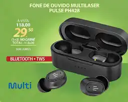 Lojas Cem Fone de ouvido multilaser pulse ph428 oferta